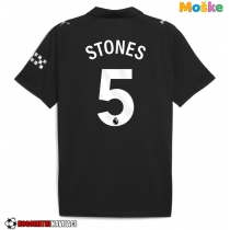 Moške Nogometnih dresov Manchester City John Stones #5 Gostujoči 2025-26 Kratki rokavi